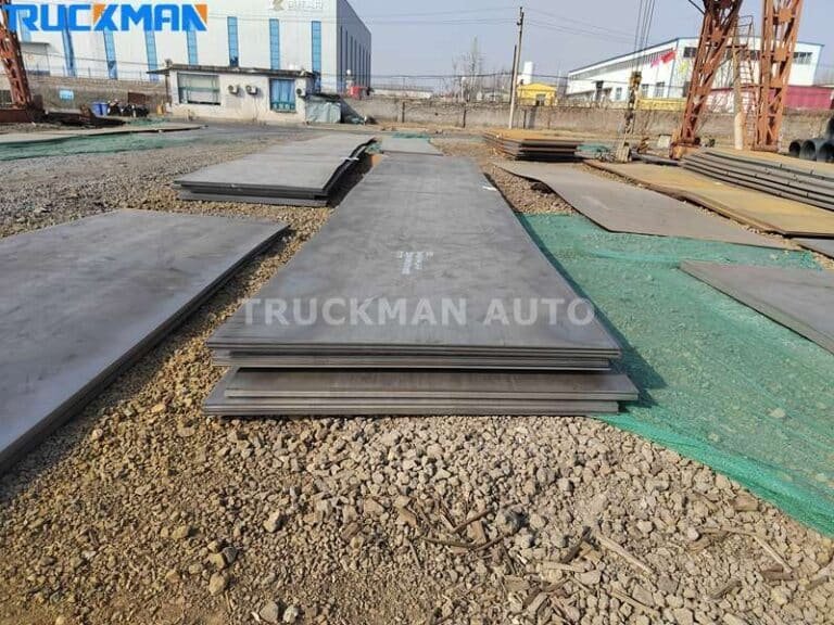 Low-bed trailer material - manganese steel (Q355 (ASMT Grade 50))