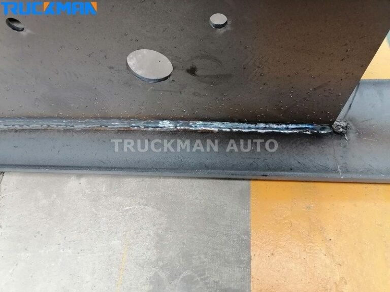 Check The Welding-lowboy flatbed Factory testing