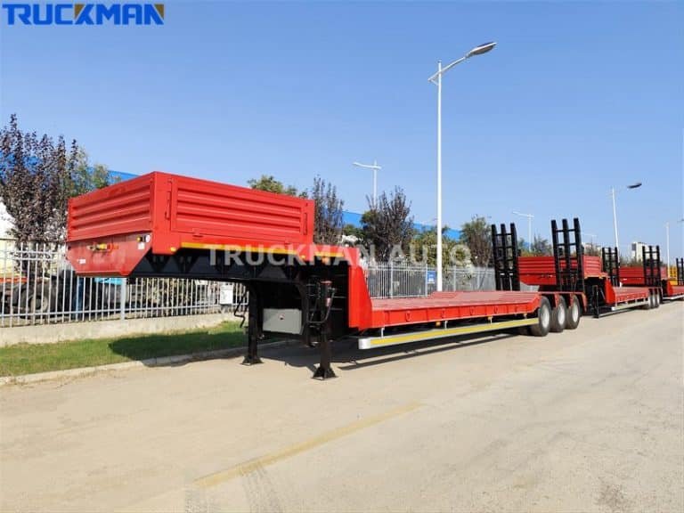 Specialised low-bed trailers for construction machinery and mining equipment