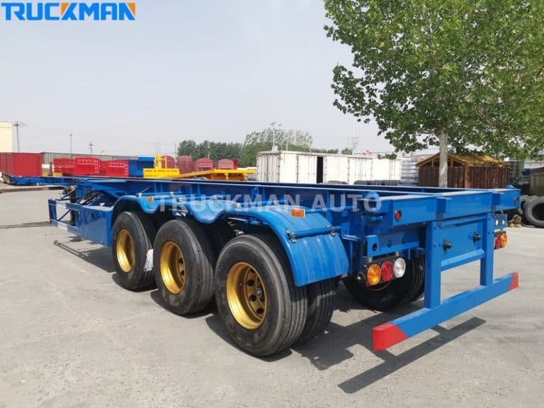 Multiple application scenarios for the Skeleton Trailer in the transportation industry