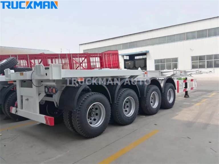 Efficient, safe skeleton trailer