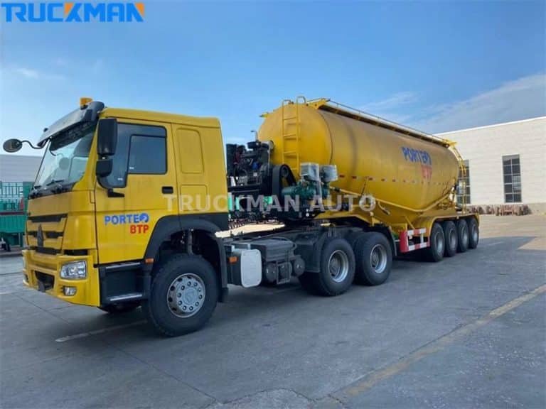 Cement, concrete bulk transporter