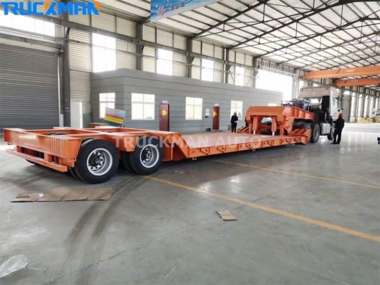 TRUCKMAN customised low-bed semi-trailers, adaptable to oversized loads