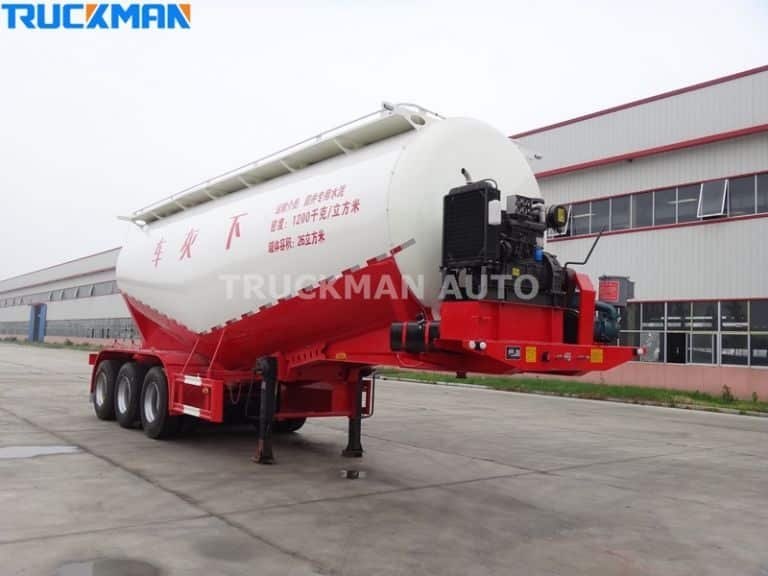 Efficient transport design and large project applications for cement tanker semi-trailers