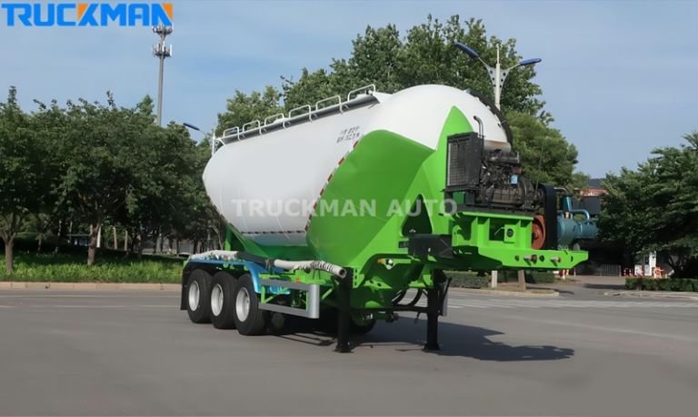 Cement tanker semi-trailer, reliable transport for a wide range of environments