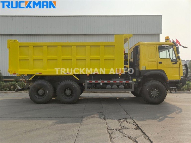 Volquete SINOTRUK HOWO 6x6 con tecnología especial de soldadura